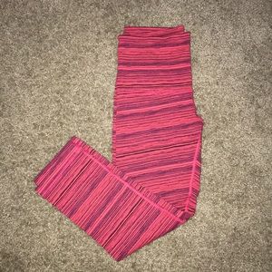 Lulu lemon wunder under high wasted cropped